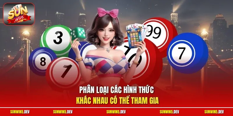 Phân loại các hình thức khác nhau có thể tham gia